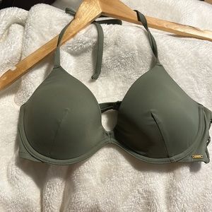 PINK swim bikini top large